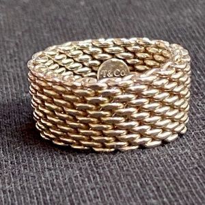 Tiffany & Co. mesh ring